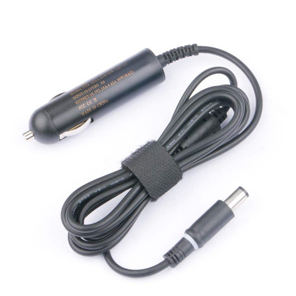 CoreParts Auto-Ladegerät 65 W – 19,5 V, Stecker 7,4×5,0 mm – für Dell – schwarz