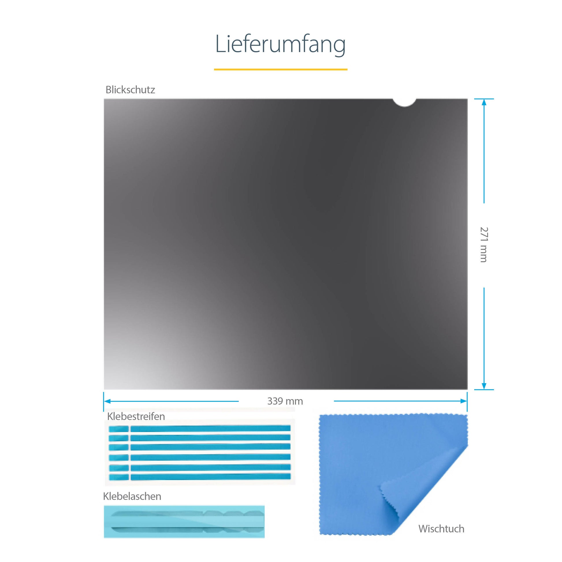 StarTech.com Displayschutz für 17" Monitore