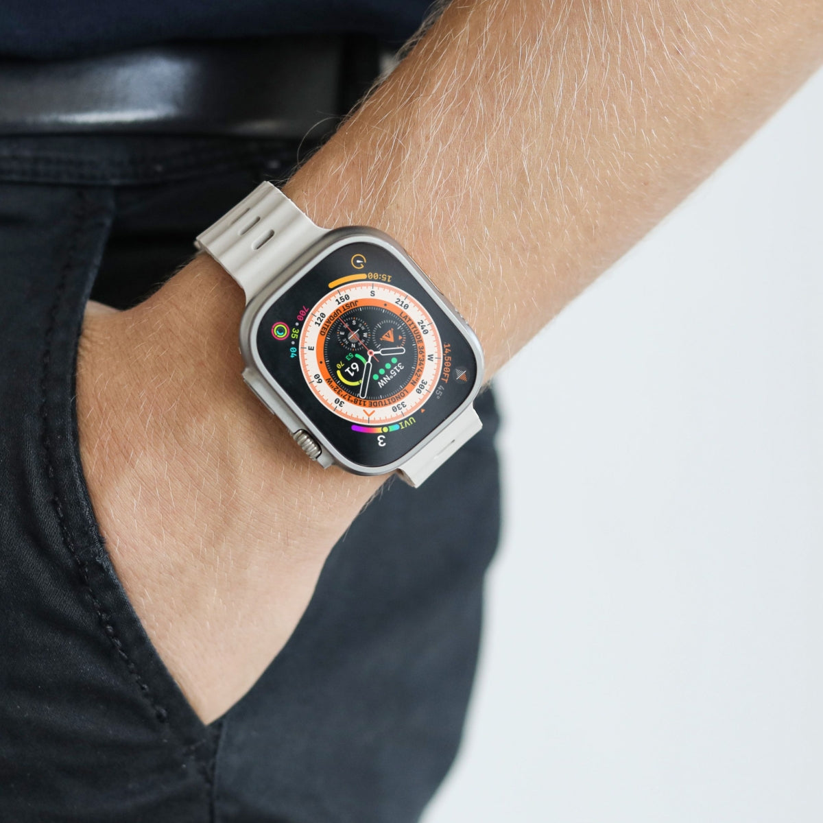 Vonmählen Wave Band 2 – Beige, für Apple Watch