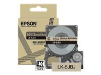 Epson Schriftband – 18 mm × 8 m, beige, schwarz – LK-5JBJ