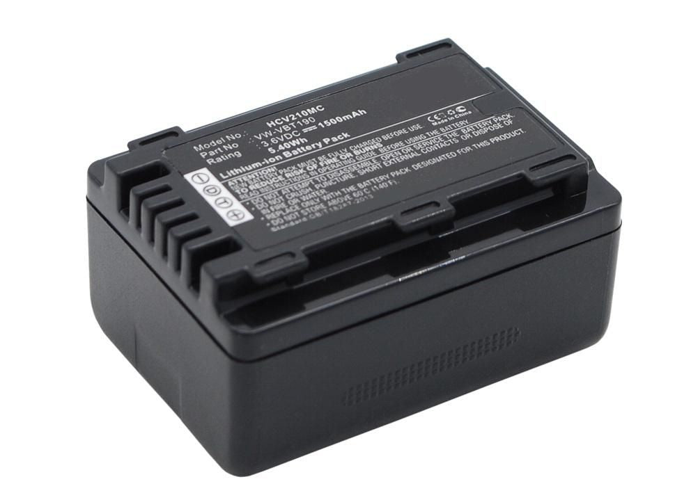 CoreParts Kameraakku – 1500 mAh (3,6 V / 5,4 Wh) – für Panasonic HC-250EB, HC-550EB, HC-727EB und andere