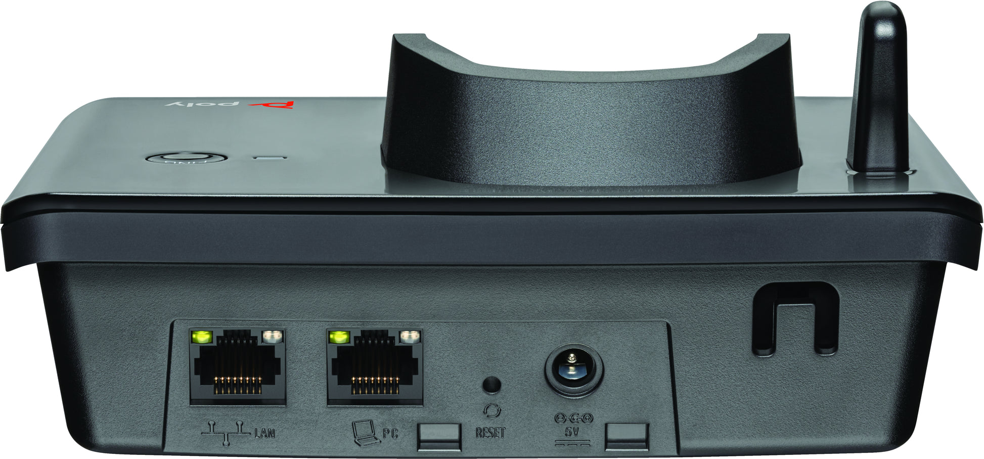 Poly VVX D230/60 – Wandhalterung, Akku, Gürtelclip, für Poly VVX D230, Schwarz