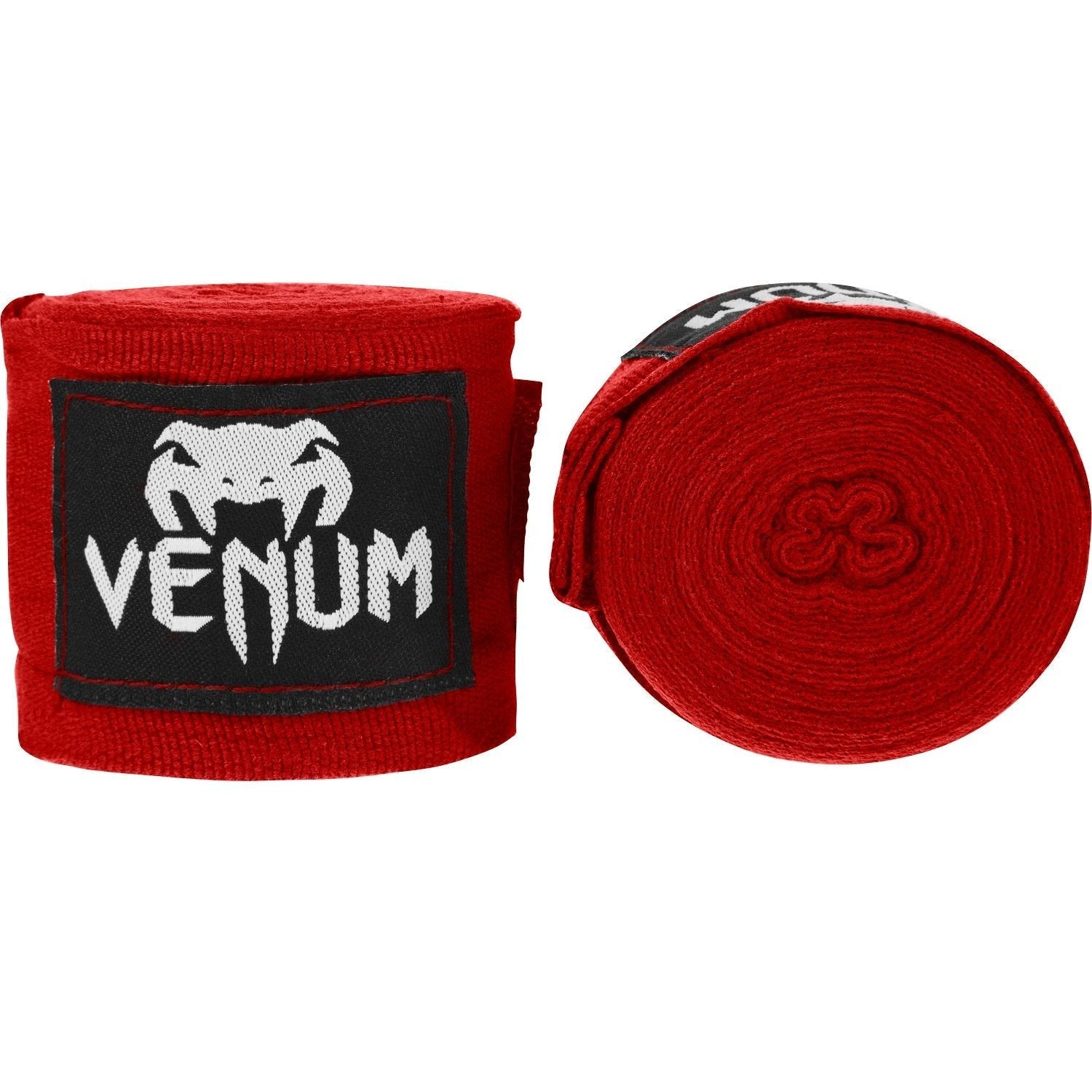 Venum Kontact Elastische Boxbandagen – 2,5 m – Rot, Baumwolle, waschbar bei 30 °C