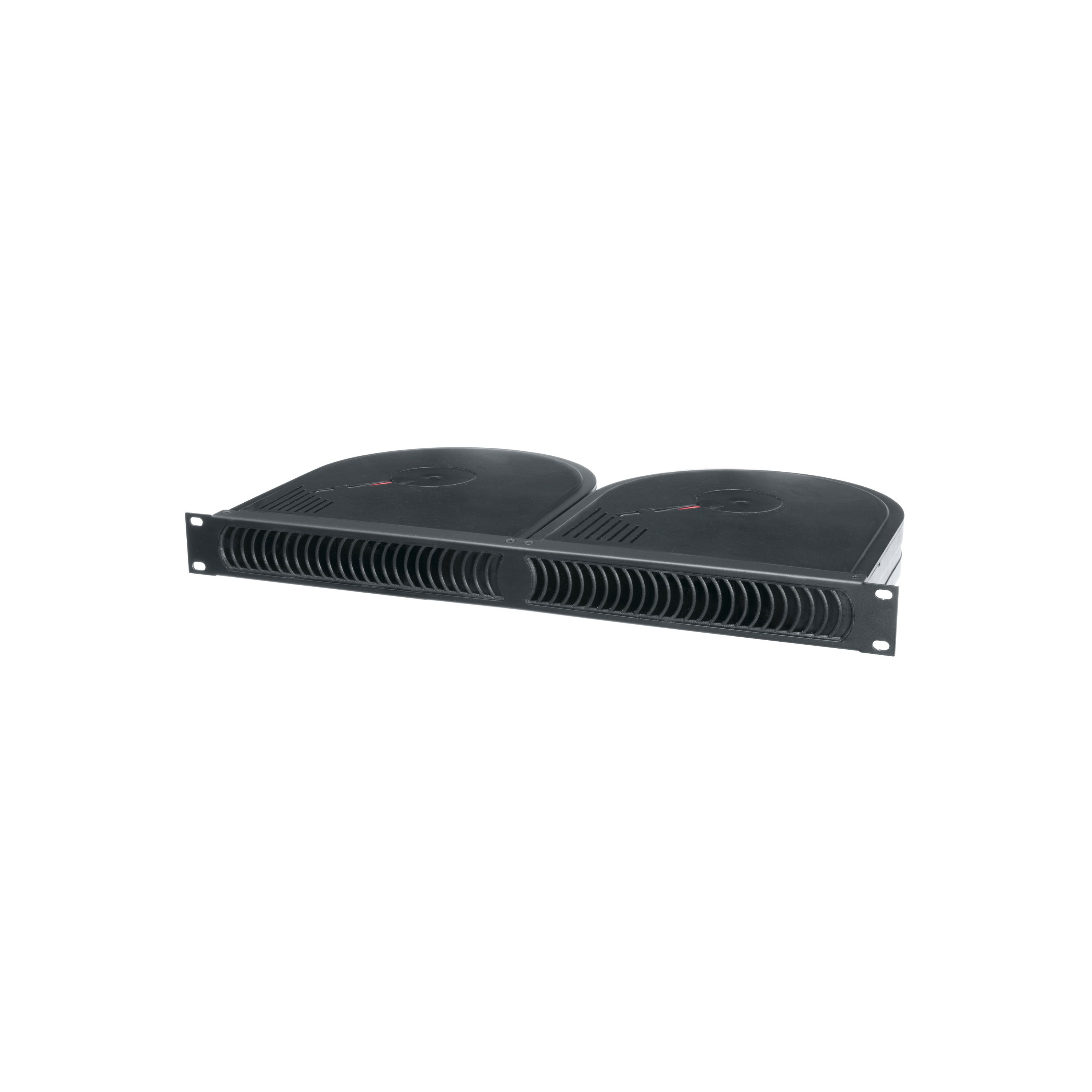 Middle Atlantic IQBP-2 – Lüfterschublade, 1U, 2 Lüfter, 168 m³/h, 19", Schwarz