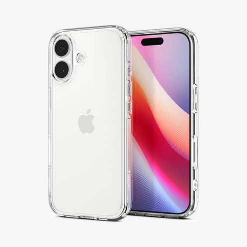 Spigen Backcover – für Apple iPhone 17, PC+TPU, transparent, stossfest, kabelloses Laden