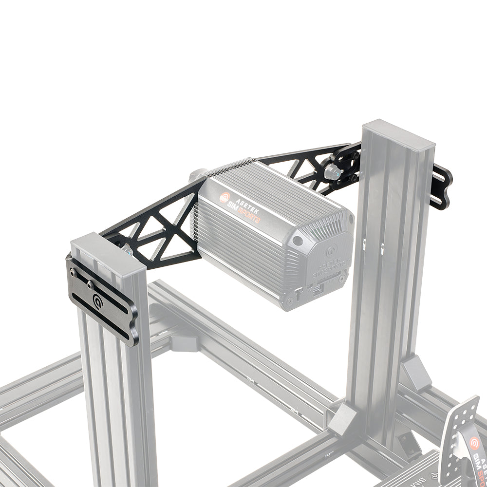 Asetek SimSports – Monitorarm Tischhalterung – Schwarz – für Asetek SimSports Direct Drive Wheelbases