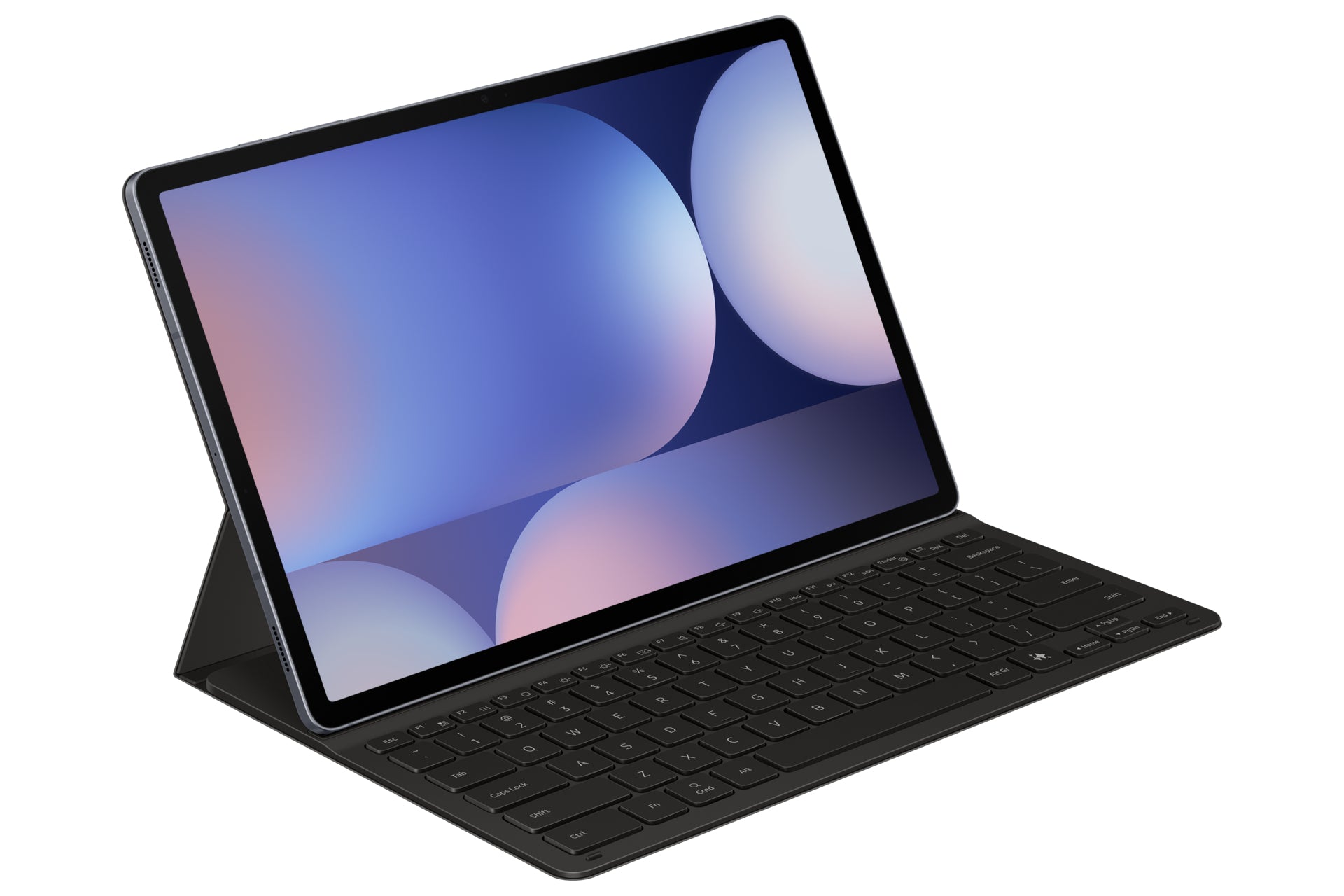 Samsung Book Cover Keyboard Slim EF-DX820 – Galaxy Tab S10+, S9+, S9 FE+, QWERTZ, Touchpad, Schwarz