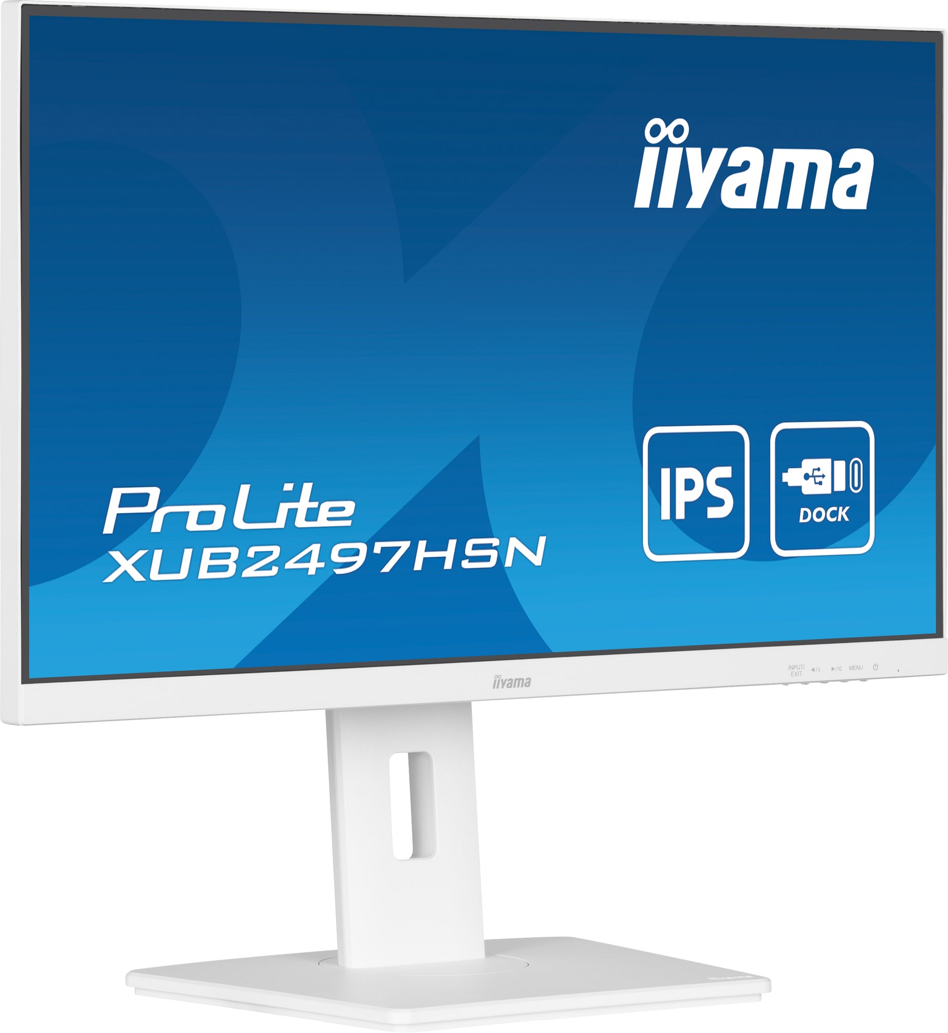 iiyama XUB2497HSN-W2 – 23,8", 1920 × 1080 (Full HD), IPS, 100 Hz, USB-C 65 W, KVM, LAN
