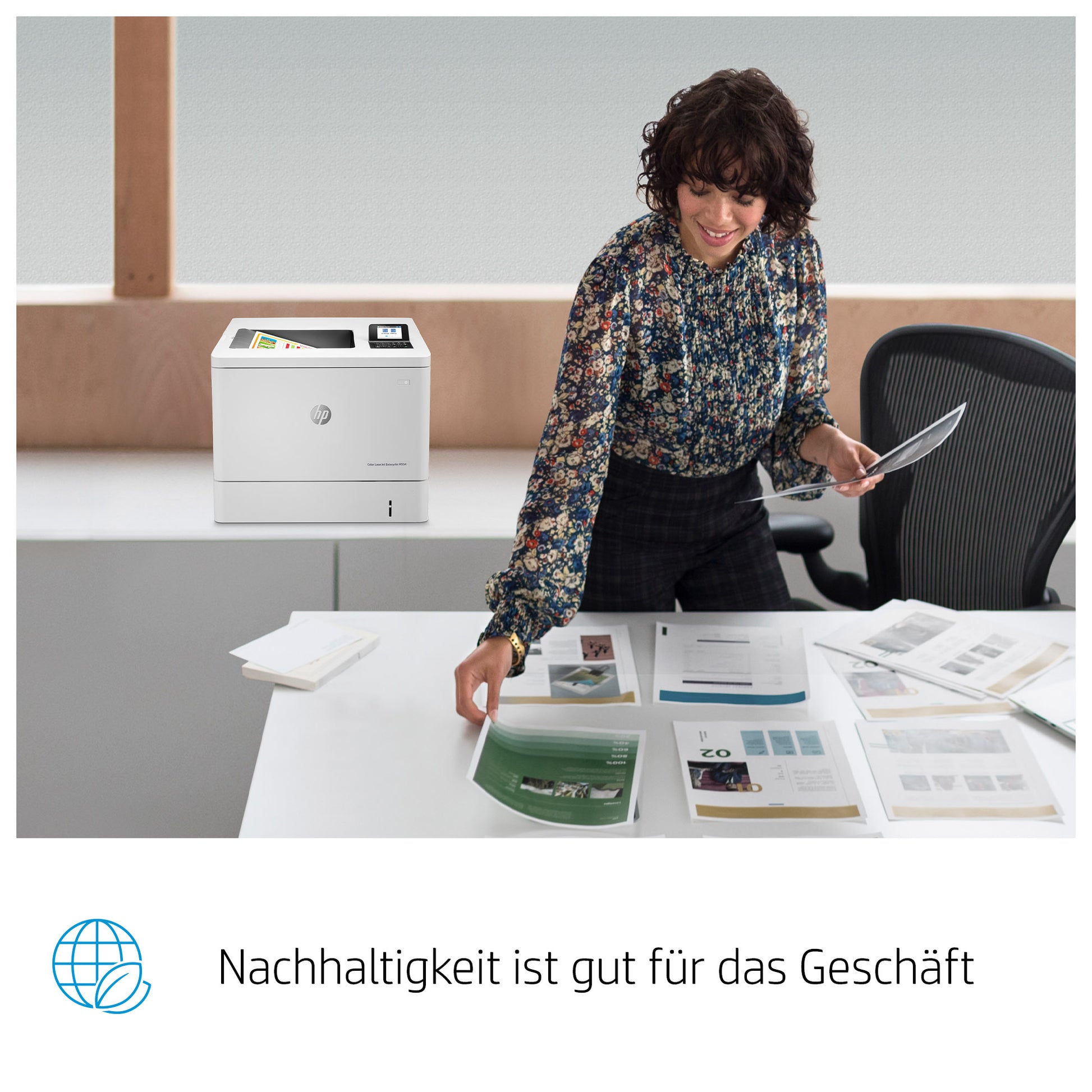 HP Color LaserJet Enterprise M554dn – A4, Farbe, 33 S./Min., USB