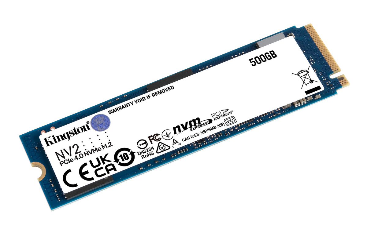 Kingston Technology Kingston NV2 500 GB – M.2 2280, PCIe 4.0, NVMe