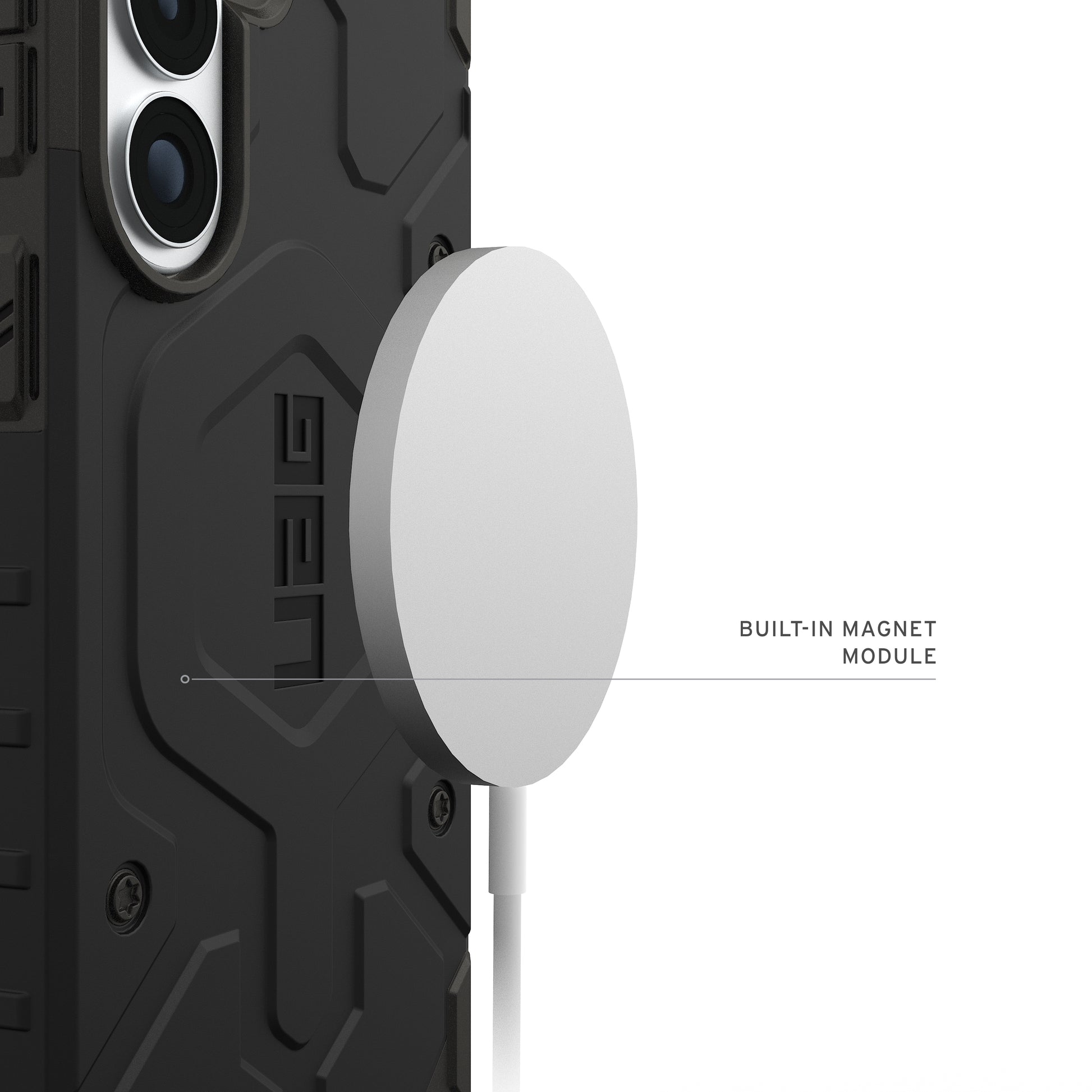 Urban Armor Gear UAG Pathfinder – Rückcover – für Samsung Galaxy S26+ – MagSafe, PC, schwarz, stossfest, kratzresistent