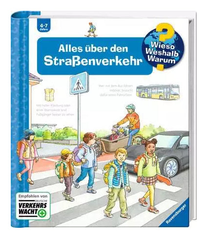 Ravensburger Buch – Wieso? Weshalb? Warum? – Alles über den Strassenverkehr (Band 50), 16 Seiten