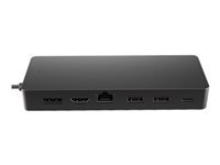 HP Multiport-Adapter – USB-C, 1× DP, 1× HDMI, 2× USB-A, 65 W PD, GbE, für Windows/Mac/ChromeOS
