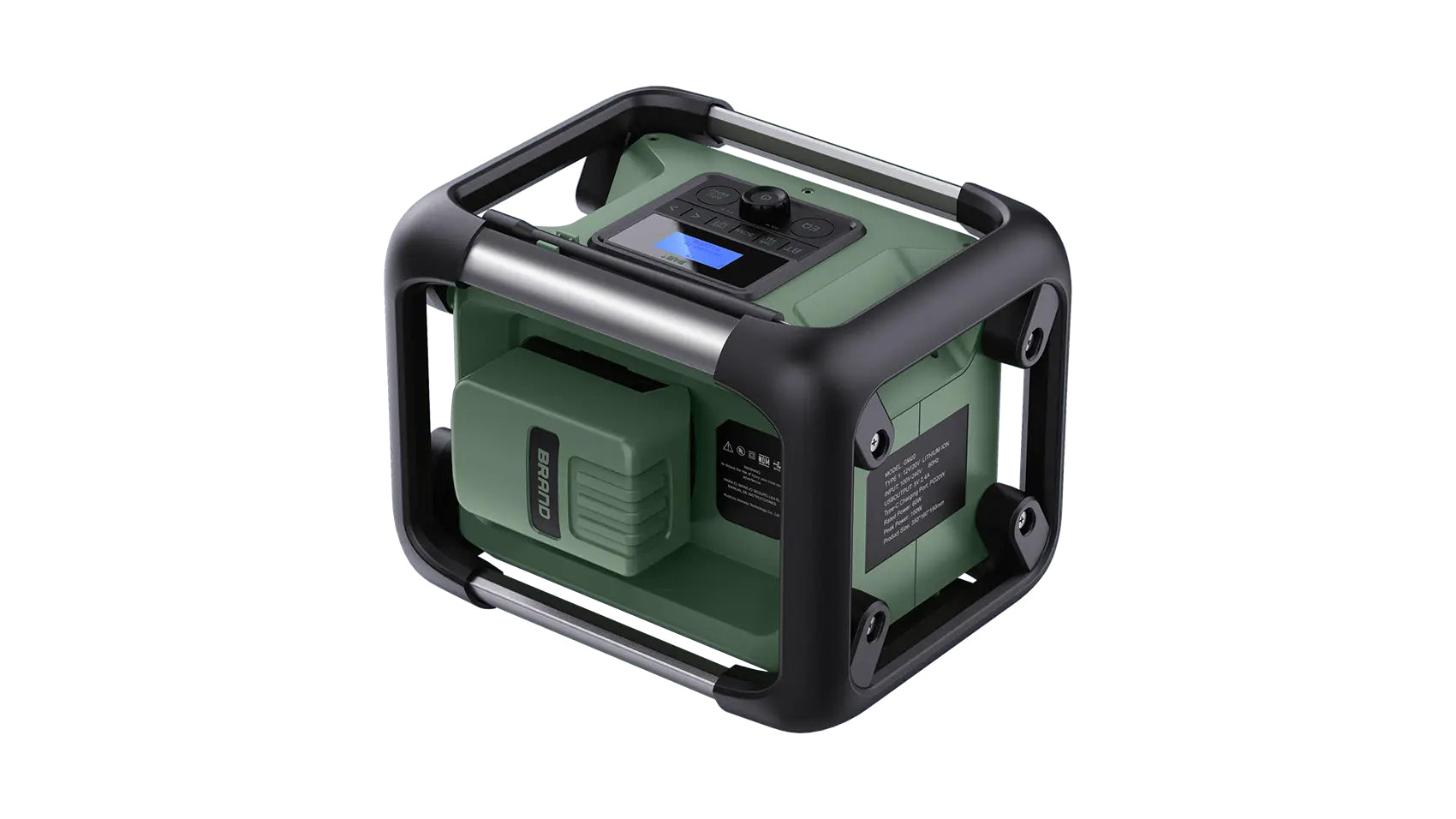 Telestar TOP OR 20 – Baustellenradio DAB+, Bluetooth, IPX4 – Schwarz/Grün