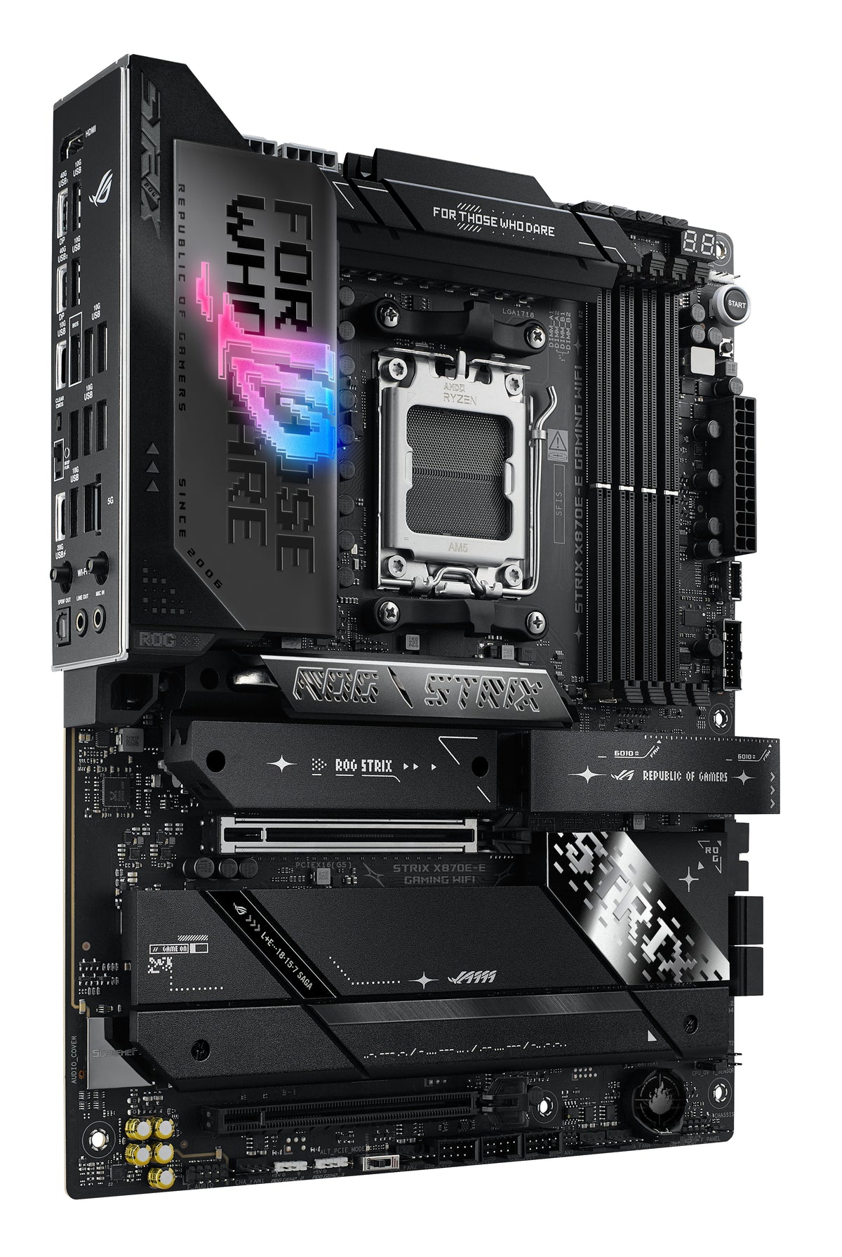 ASUS ROG STRIX X870E-E GAMING WIFI – Mainboard – AM5, AMD X870E, ATX, DDR5