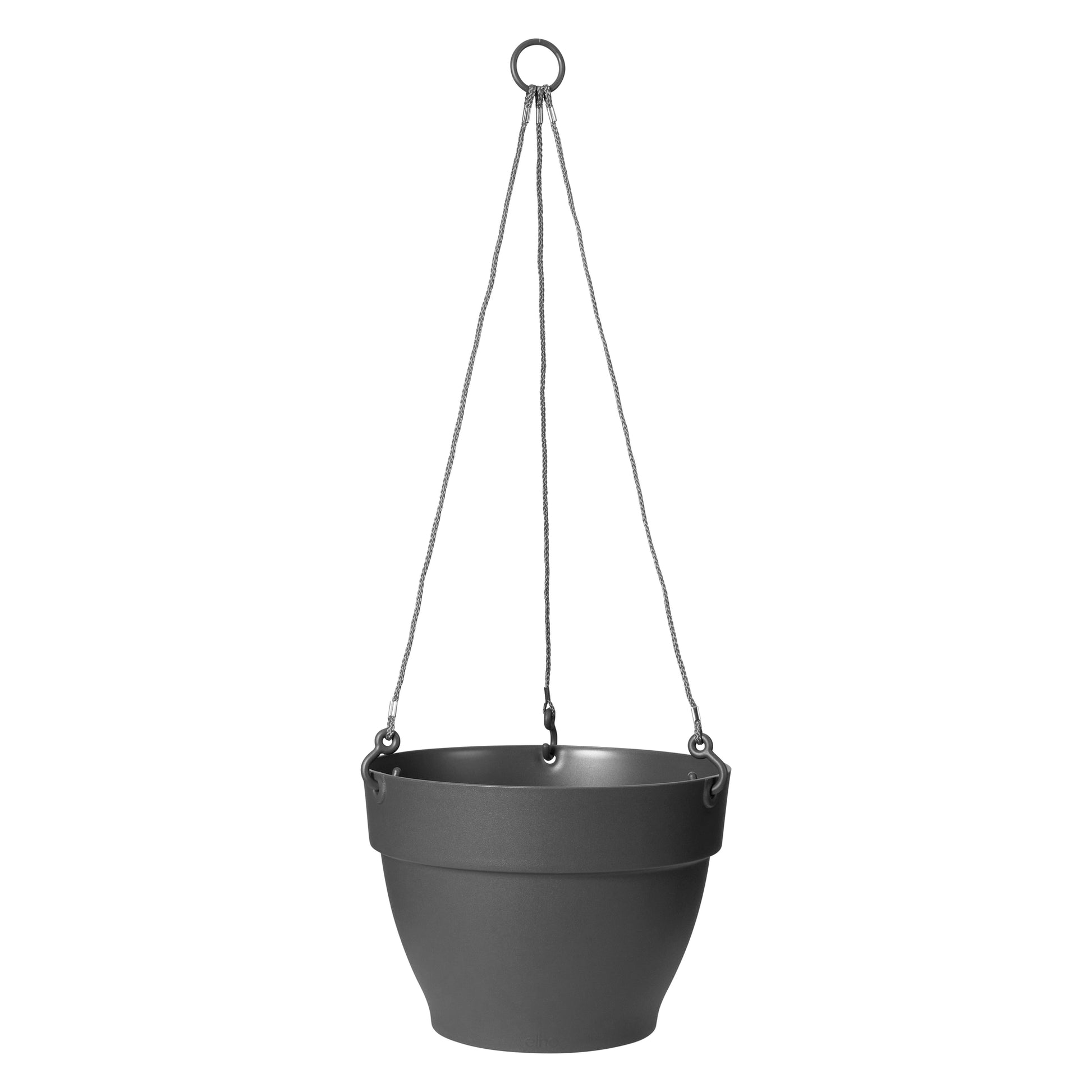 elho Hängeampel – 6500 ml – Kunststoff, Schwarz