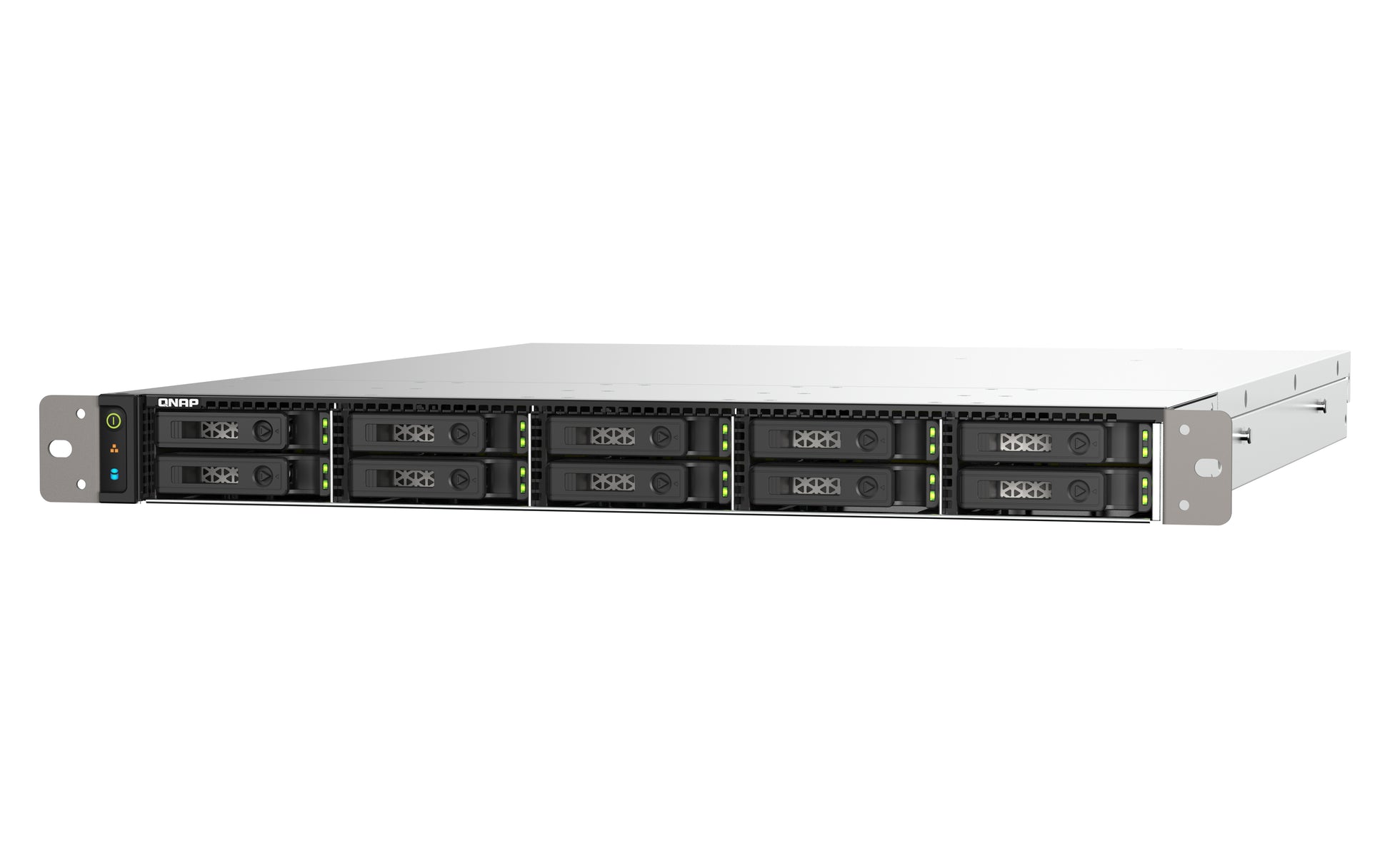 QNAP TS-H1090FU-7232P-64G Allgemeines Speichergerät – NVMe, U.2/U.3, 1U, 10-Bay, 2,5"