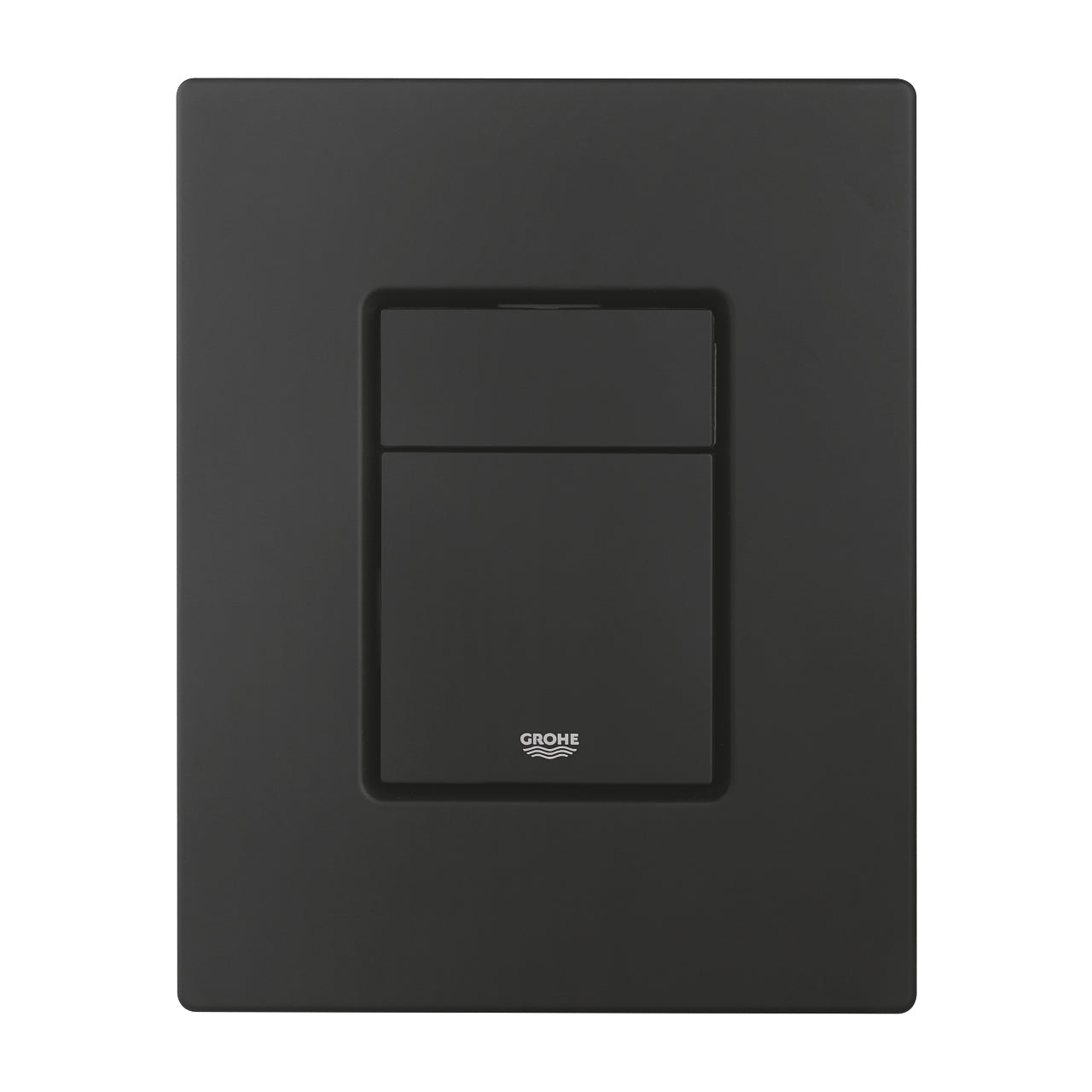 GROHE Even – WC-Betätigungsplatte – Kunststoff, schwarz, 15,6 × 1 × 19,7 cm