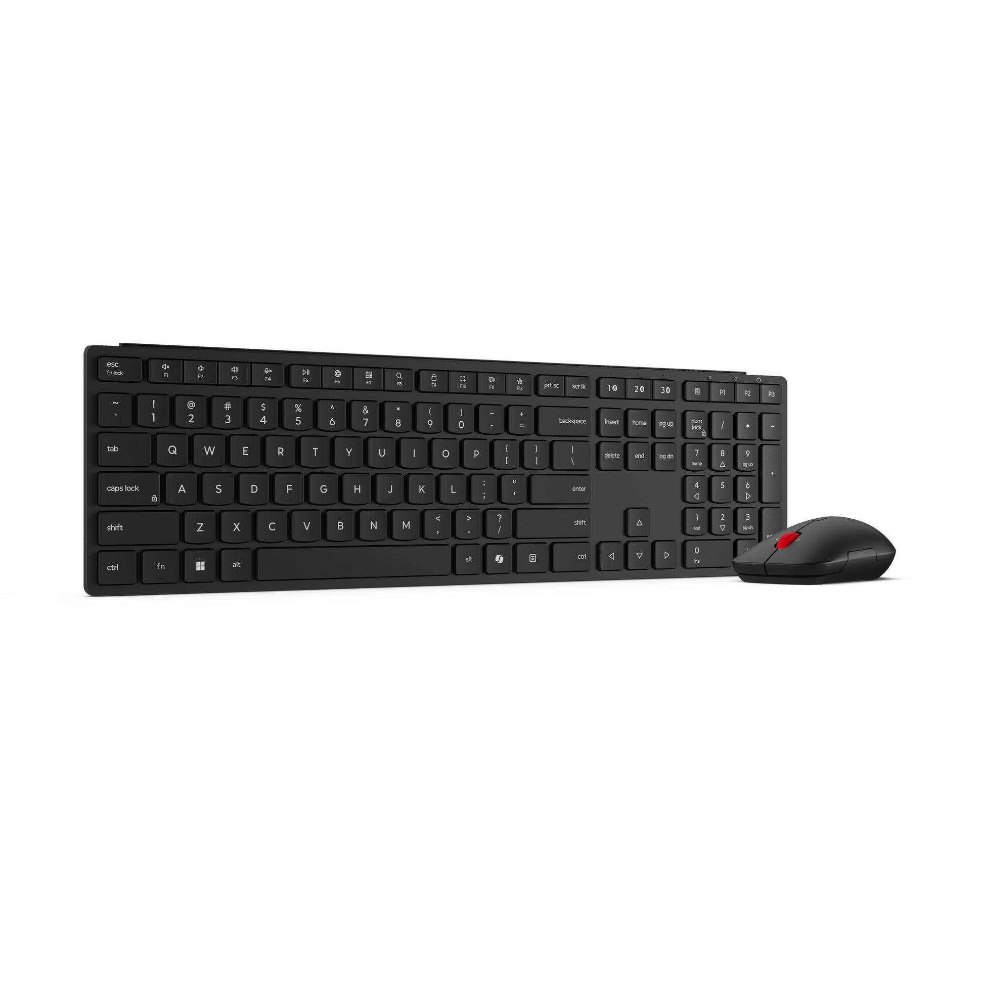 Lenovo Multi-Mode Pro Combo KBD – Tastatur, kabellos (Bluetooth/2,4 GHz), BE-Layout (BE) – für Windows, macOS