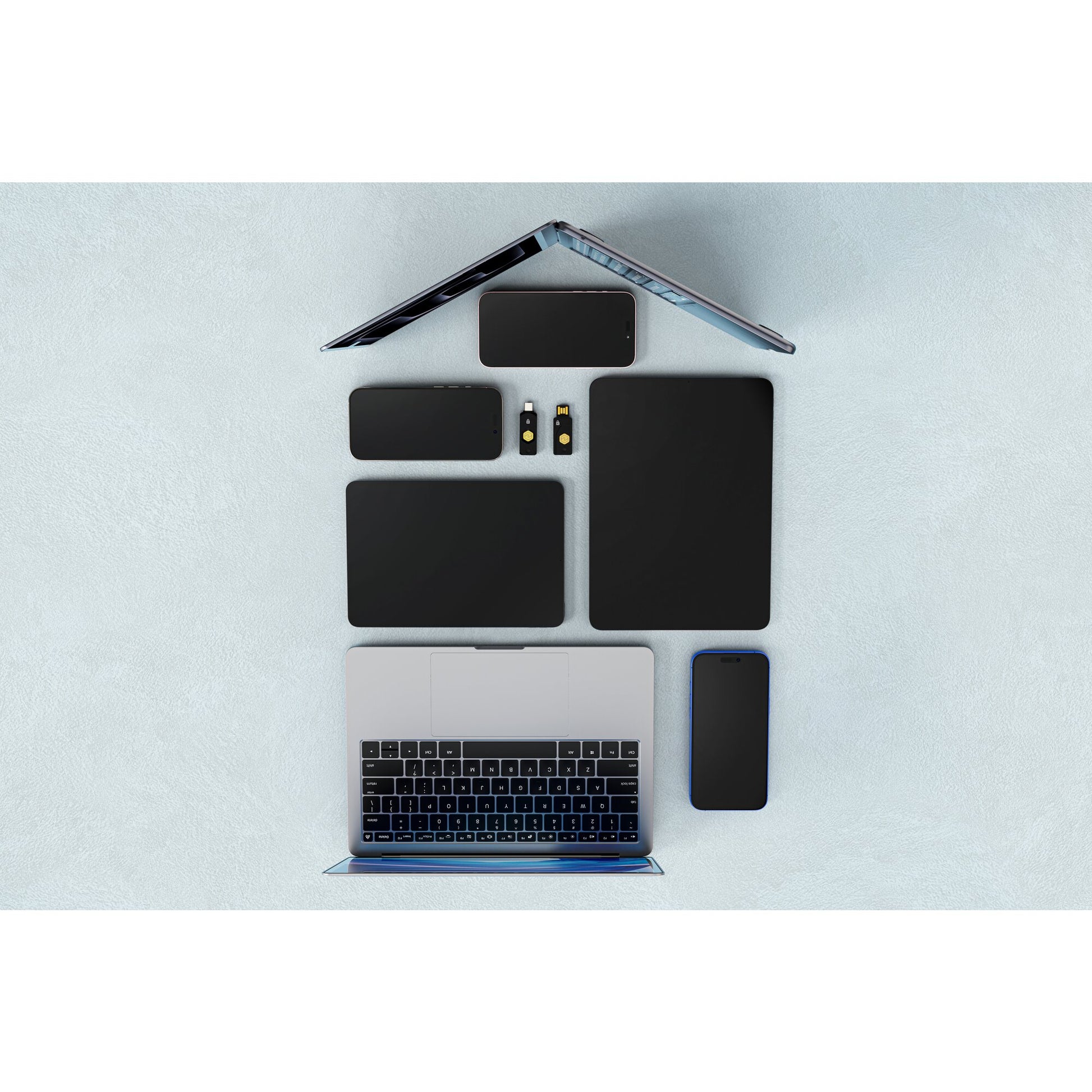 Kensington USB-Adapter – USB-A (Stecker) – VeriMark NFC+ – FIDO2 Level 2 – für Windows, Mac