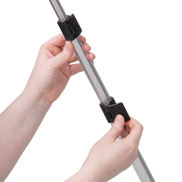Westcott X-Drop Pro Hintergrund-Ständer – 2527 × 2438 × 2483 mm – Aluminium – für 60" und 96" Hintergründe