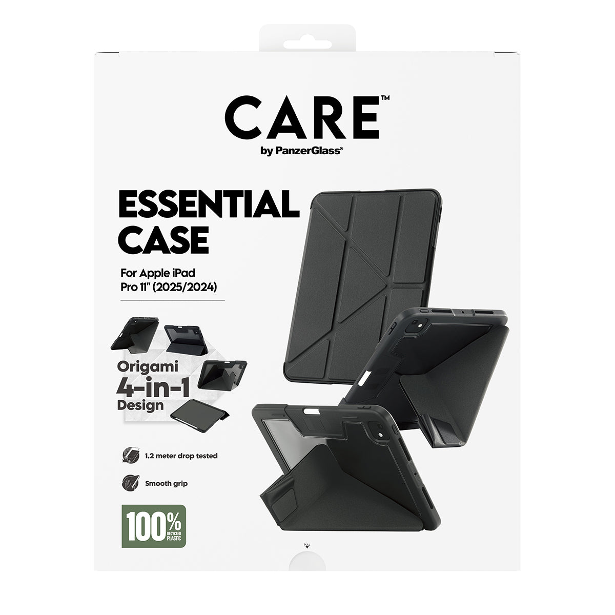 PanzerGlass CARE Essential Case Tablet-Hülle für iPad Pro 11" (M4/2024, M5/2025) – Schwarz