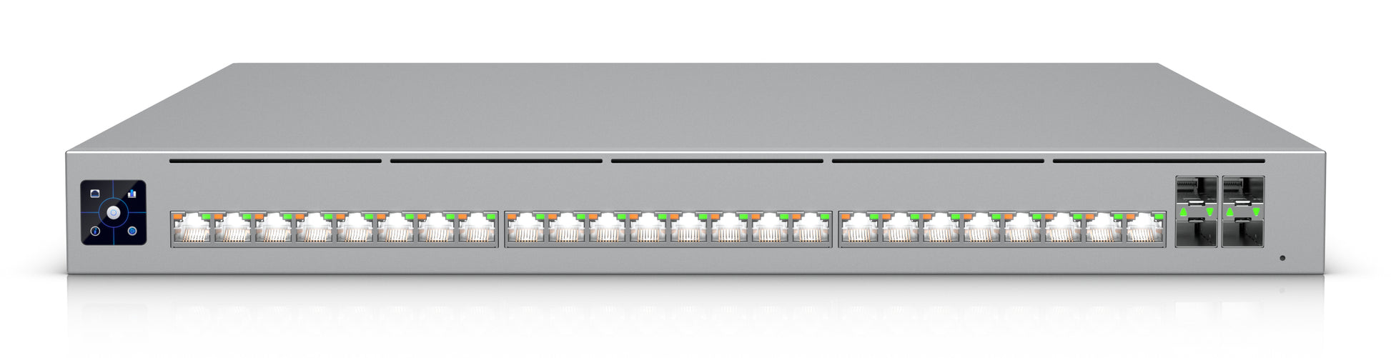 Ubiquiti UniFi ECS-24S-PoE – Verwalteter L2/L3 Switch – 24× RJ‑45 (8× 2,5G, 16× 10G), 2× QSFP28, PoE-Budget 1050 W