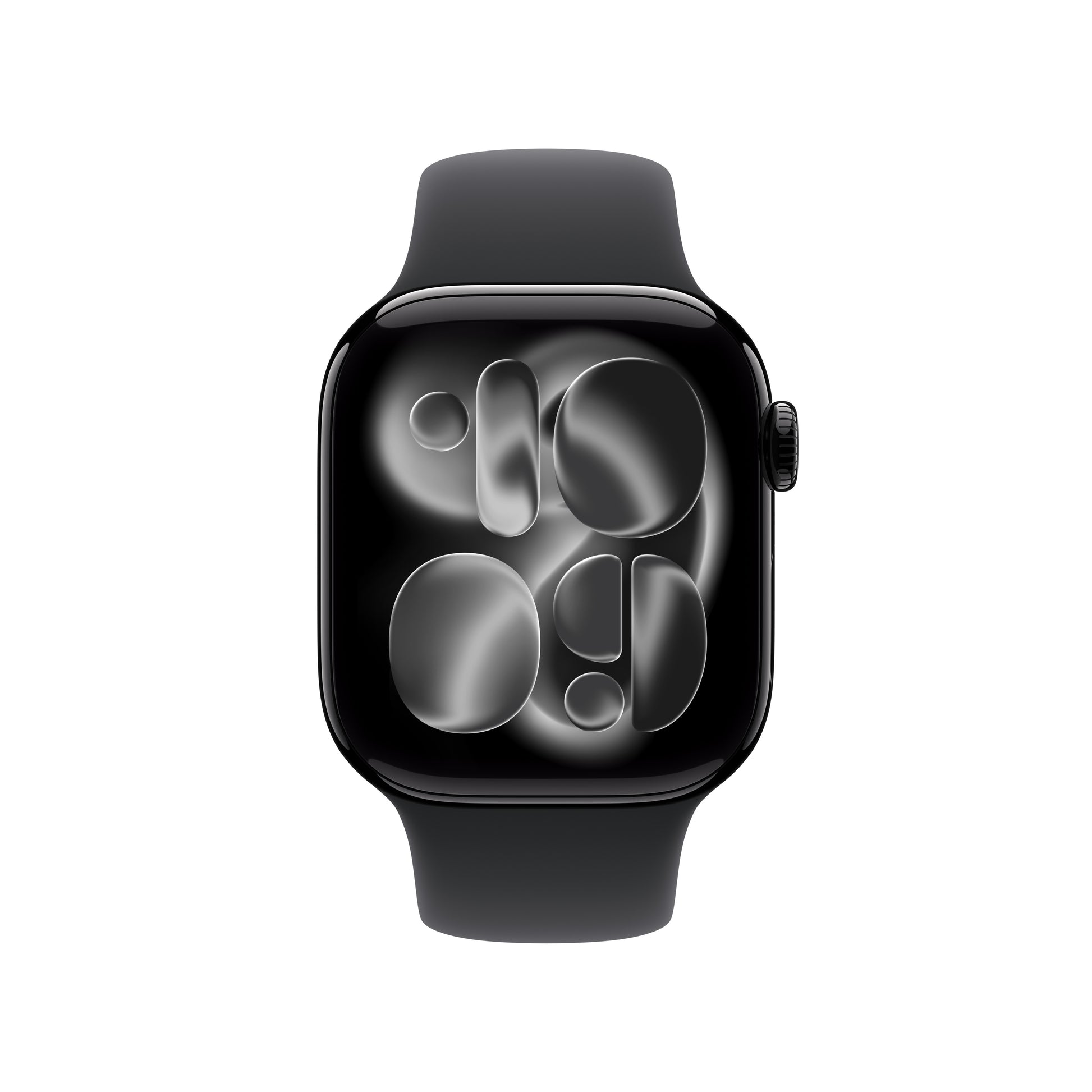 Apple Watch Series 11 42 mm GPS + Cellular – Aluminium Schwarz, Sportarmband, Schwarz, M/L, 50 m, für iPhone