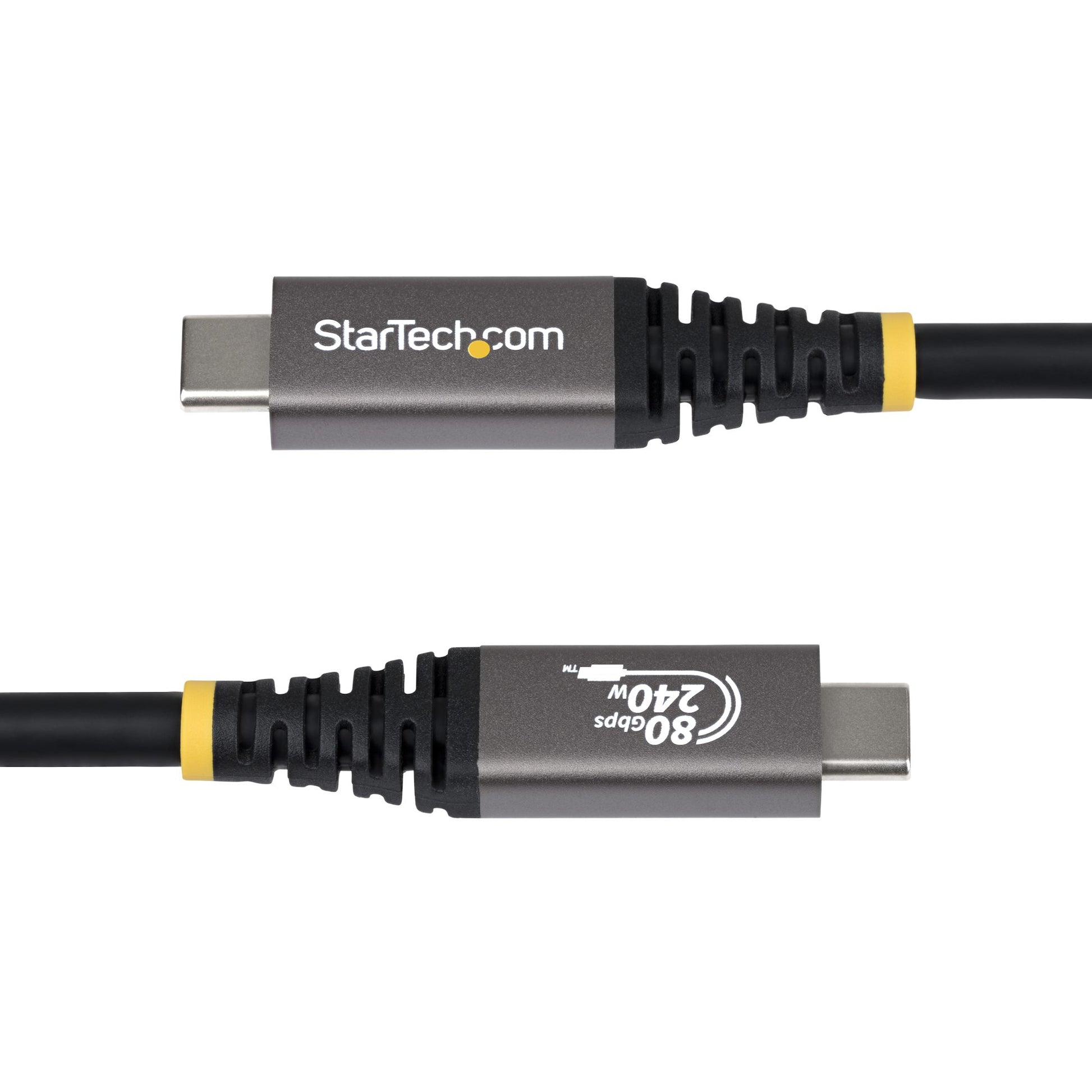 StarTech.com USB-C auf USB-C Kabel – USB4 80 Gbit/s – 1 m – PD 240 W – 8K/120 – USB‑IF zertifiziert