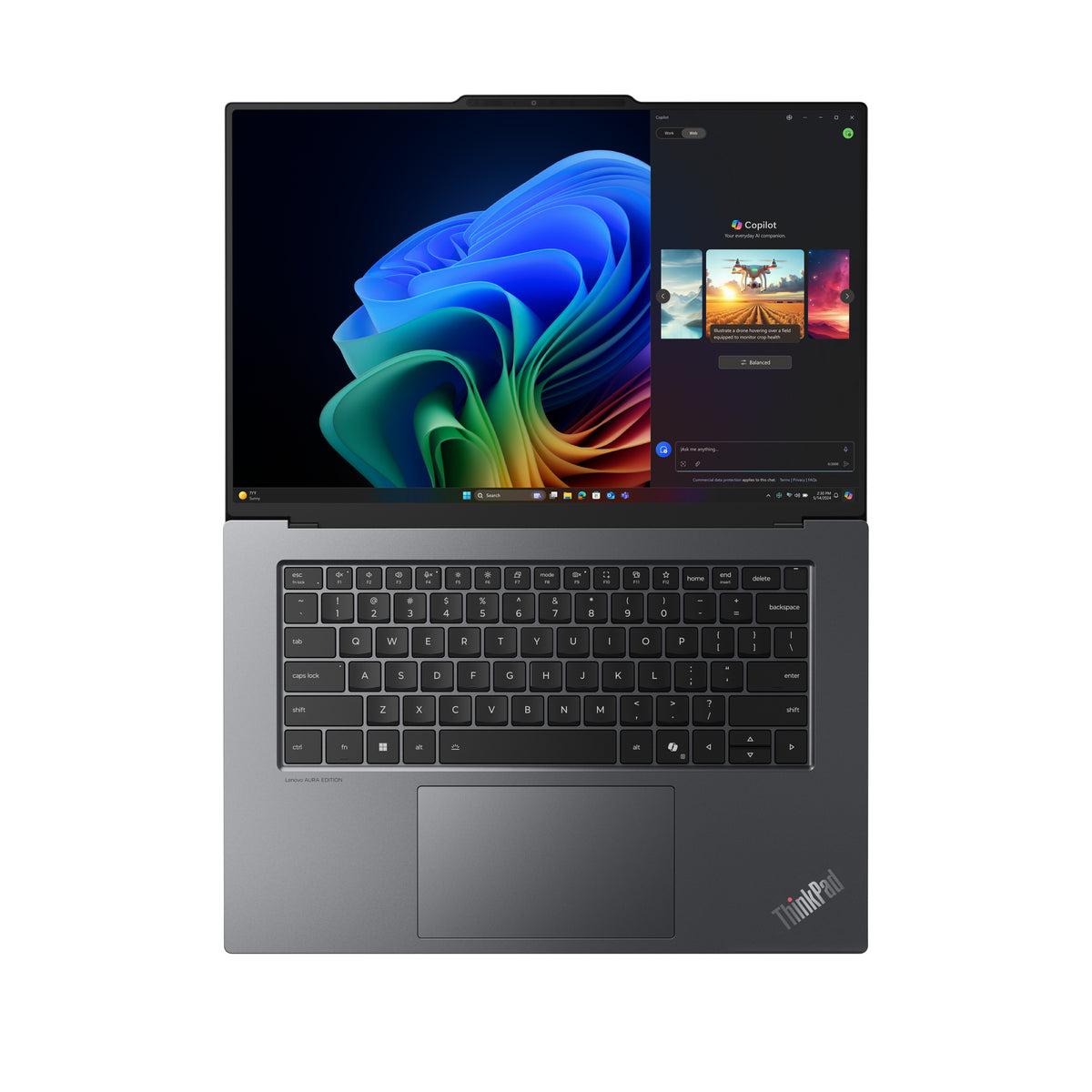 Lenovo ThinkPad X9-15 Gen 1 Aura – 15,3" WQXGA+ OLED, Core Ultra 5 228V, 32 GB, 512 GB SSD, Win 11 Pro