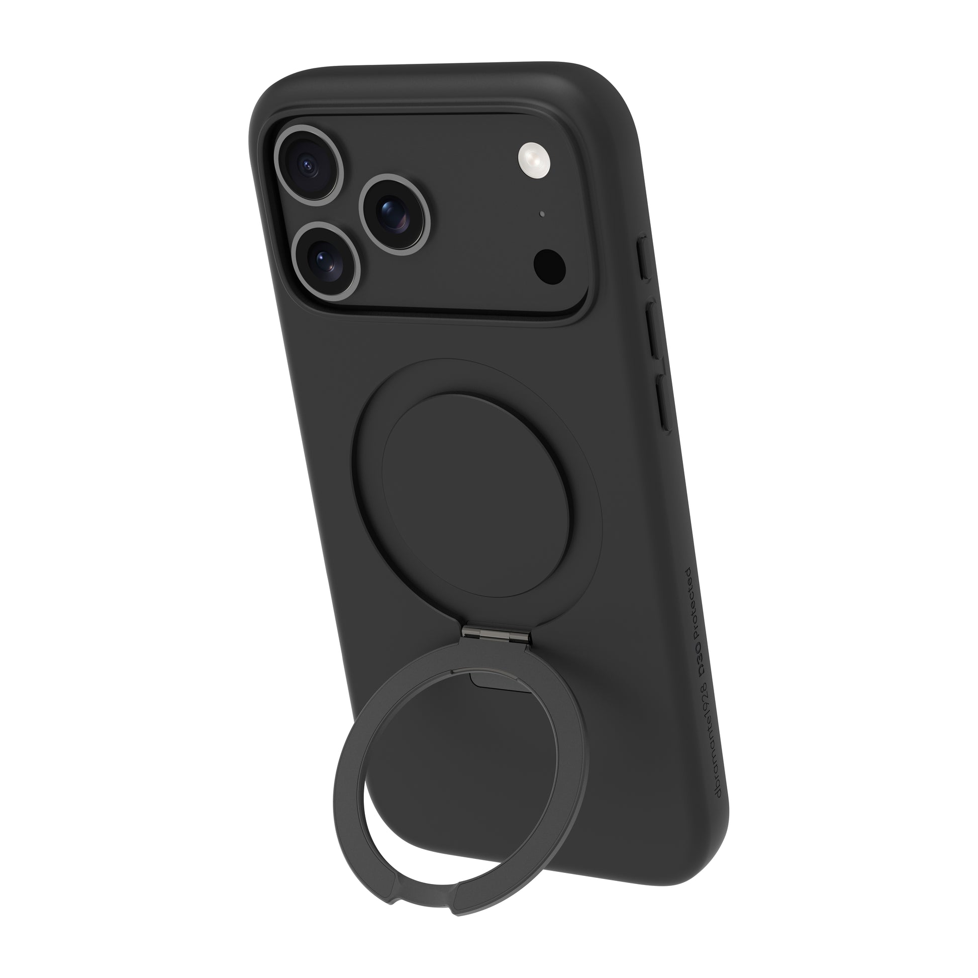 dbramante1928 Iceland Ultra D3O MS Kick Backcover – für Apple iPhone 17 Pro Max – schwarz, bis 4 m sturzsicher