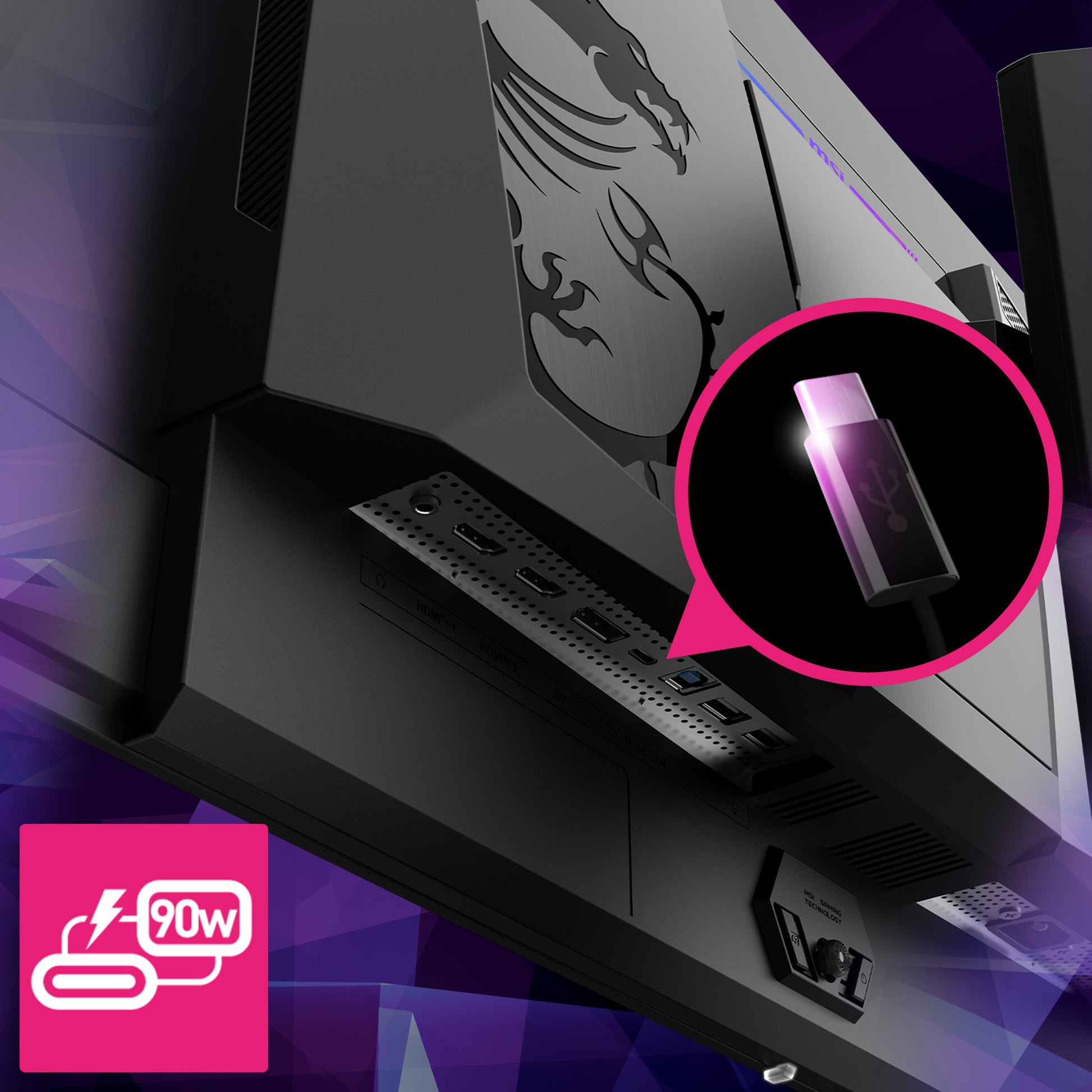 MSI MPG 321URXDE – Monitor, 31,5", 3840 × 2160 (UHD 4K), OLED, 240 Hz, 250 cd/m², Adaptive Sync, Schwarz
