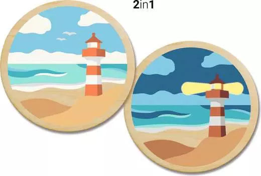 Ravensburger CreArt – Malen-nach-Zahlen-Set – Meer – 20 × 20 cm – ab 12 Jahren