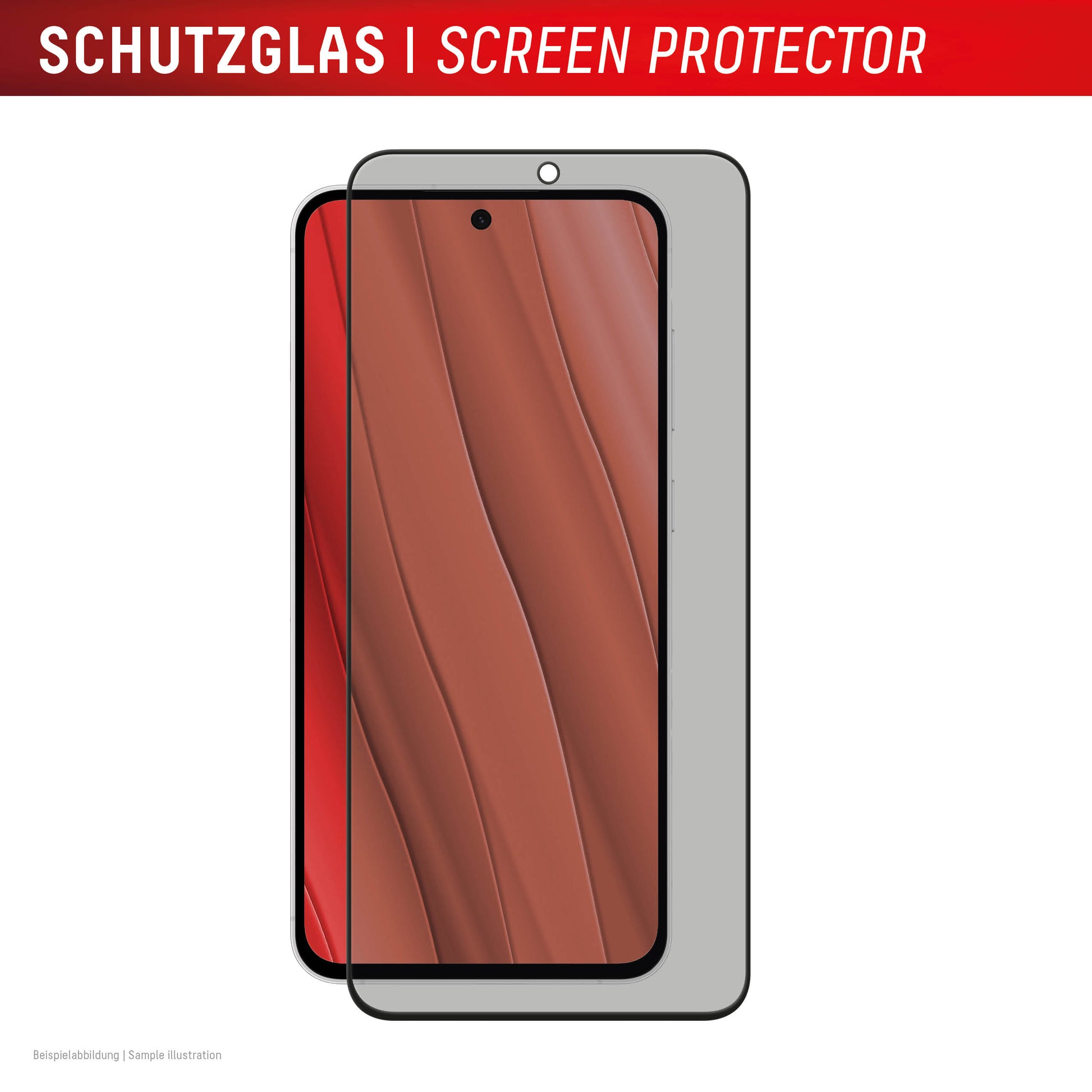 E.V.I. Privacy-Filter (Panzerglas), 10H – für Galaxy S25 FE/S24 FE – mit Applikator