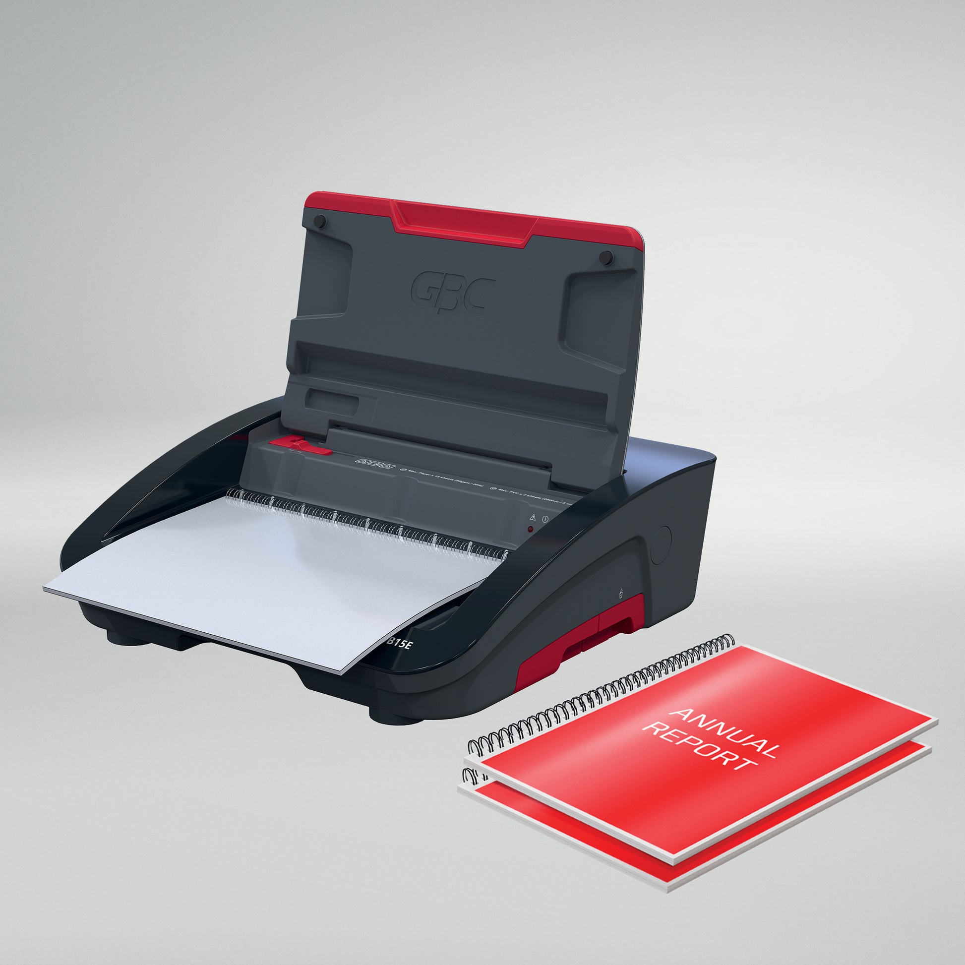 GBC WB15E Bindegerät – Drahtbindung, für 34 Löcher, A4, 15 Blatt