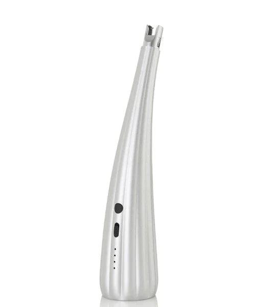 AdHoc Lichtbogen-Küchenanzünder, Ø 4,8 × 21,3 cm, Edelstahl/Kunststoff, Silber, aufladbar