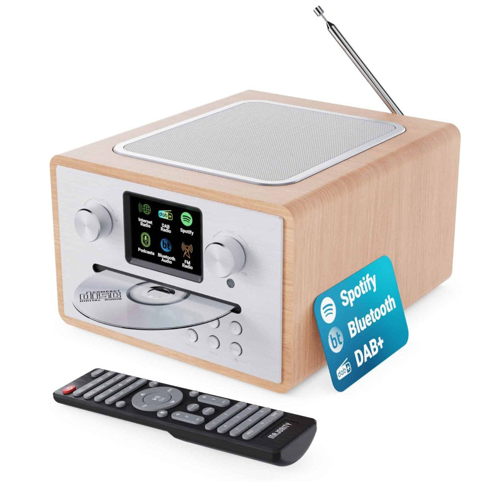 Majority Homerton 2 – Internetradio, DAB+/UKW, Bluetooth, WLAN – Schwarz
