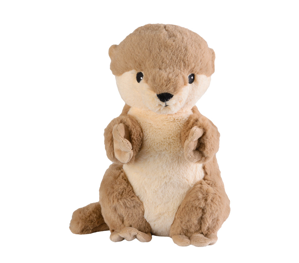 Warmies Plüschtier Otter – 38 cm – weiss/beige – Plüsch – 1 Stück