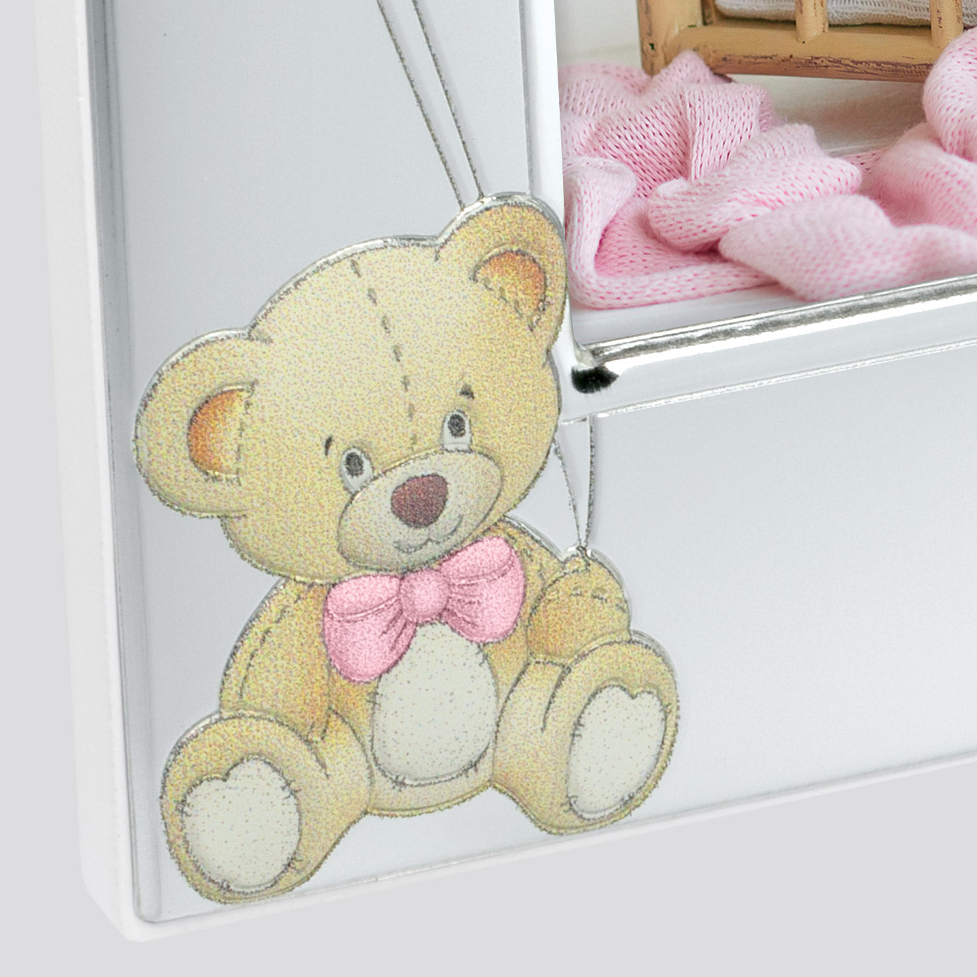 ZEP Bilderrahmen – für 10 × 15 cm – Metall & Holz, Rosa