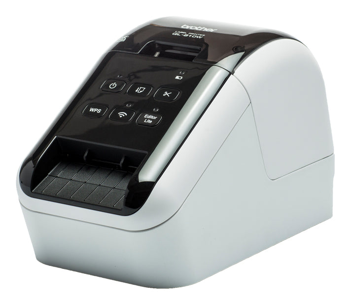 Brother QL-810W – Etikettendrucker (Thermodirekt), 62 mm, 300×600 dpi, 176 mm/s, USB/WLAN, Autoabschneider