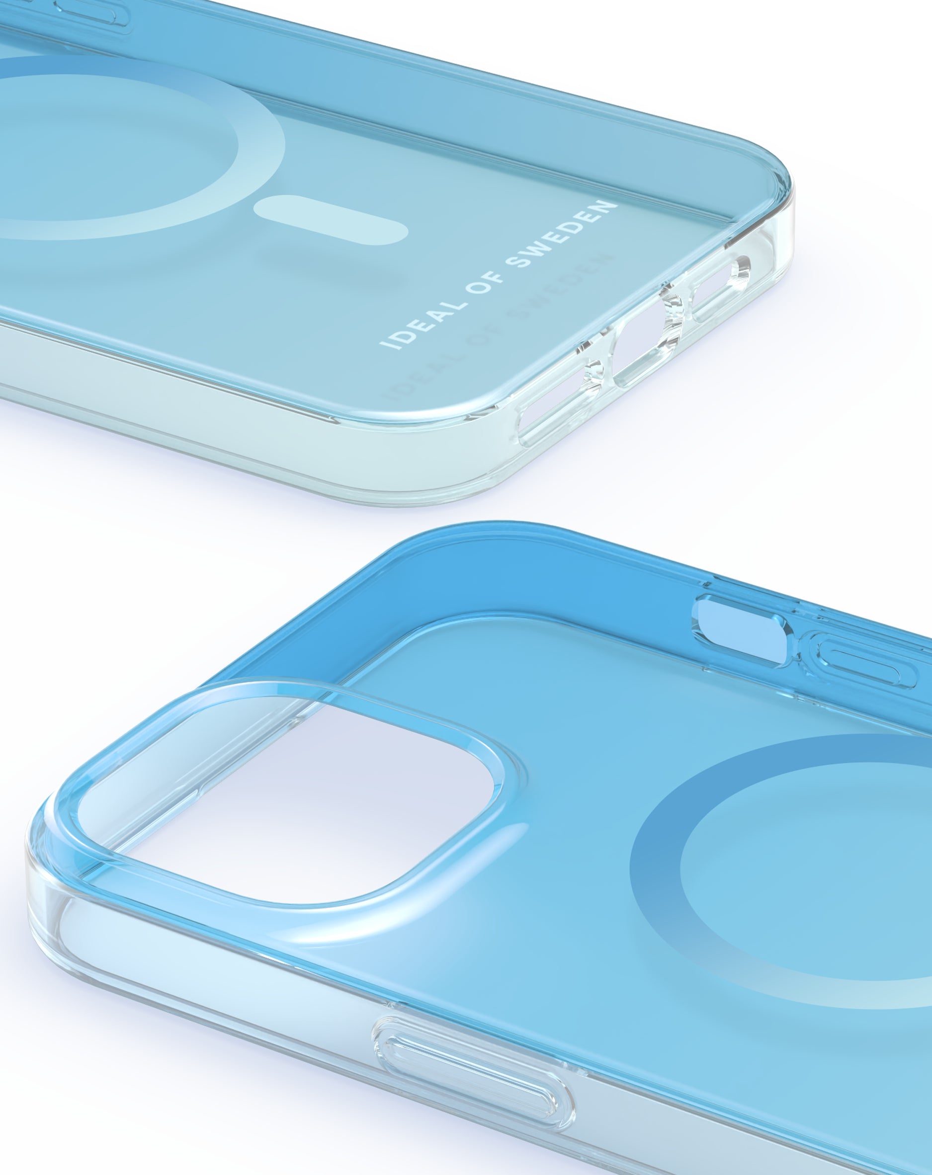 iDeal of Sweden Clear Case Backcover – für Apple iPhone 15, MagSafe, PC, Hellblau, bis 1,8 m Sturzsicher
