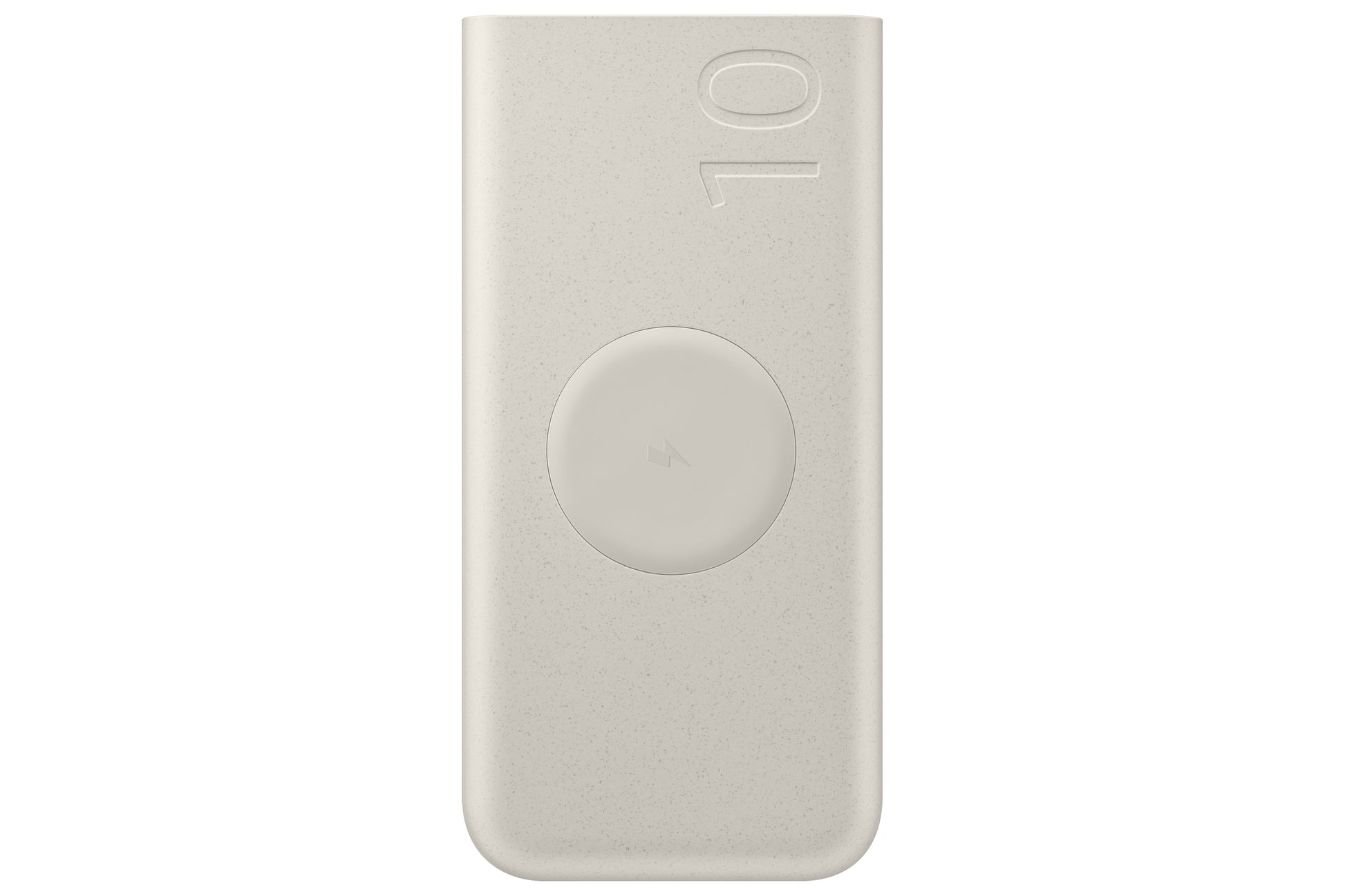Samsung Powerbank 10000 mAh, PD 25 W, 2× USB-C, kabelloses Laden, für Smartphones, Beige