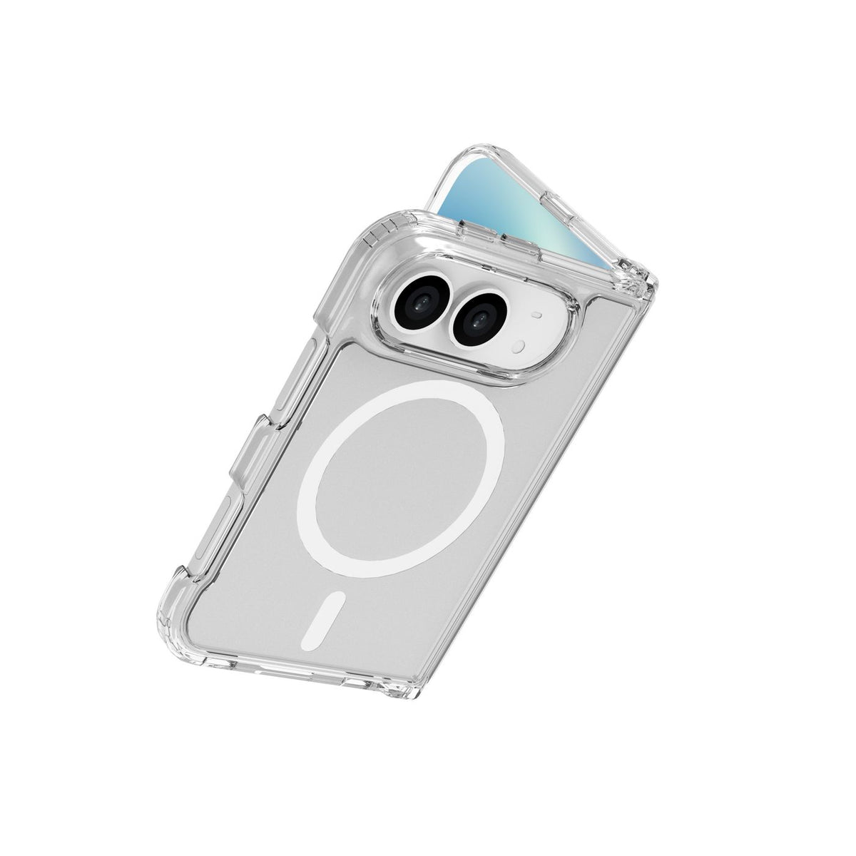 eSTUFF INFINITE OSLO Backcover – für Apple iPhone, PC+TPU, Transparent, GRS-zertifiziert, vergilbungsbeständig