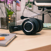 Audio-Technica ATH-M50xSTS Gaming-Headset – Over-Ear, Stereo, Verkabelt (USB-A), für PC, Mac, PS4 u. a., Schwarz