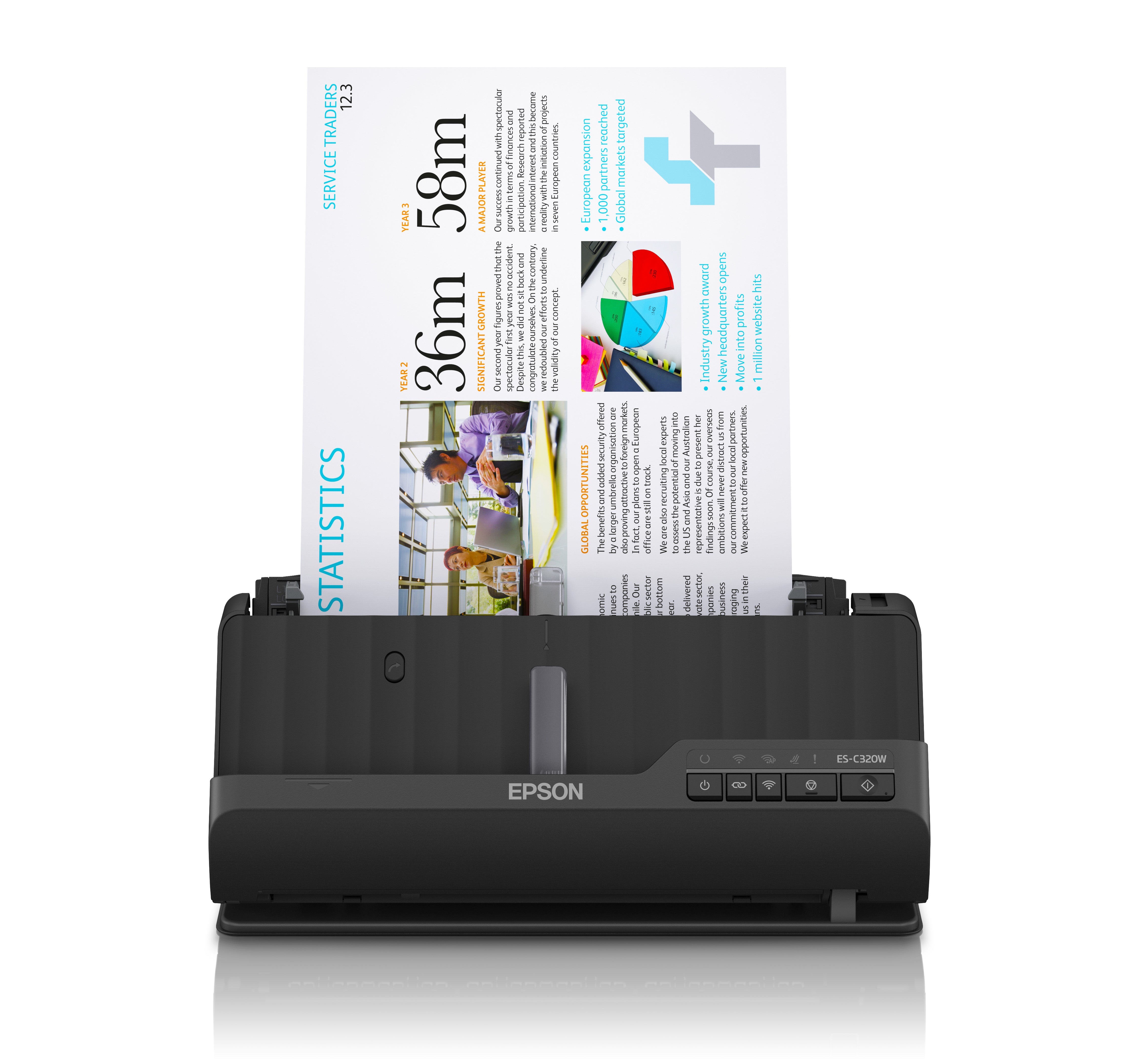 Epson Es-C320W – Dokumentenscanner, A4, 600 dpi