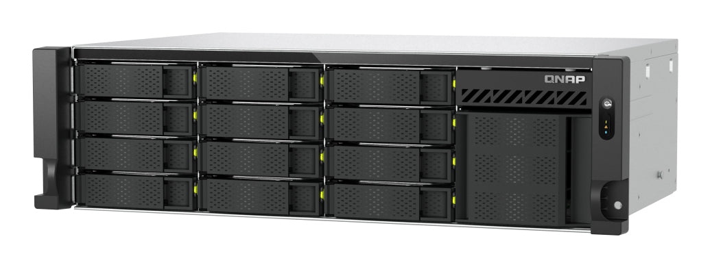 QNAP TS-h1655XeU-RP-8G-12H04 Speichergerät – 12×20 TB, Intel Atom C5125, 3U