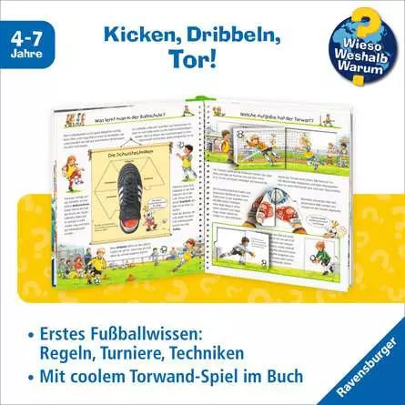 Ravensburger Buch – Wieso? Weshalb? Warum? – Rund um den Fussball (Band 35), Hardcover, 16 Seiten