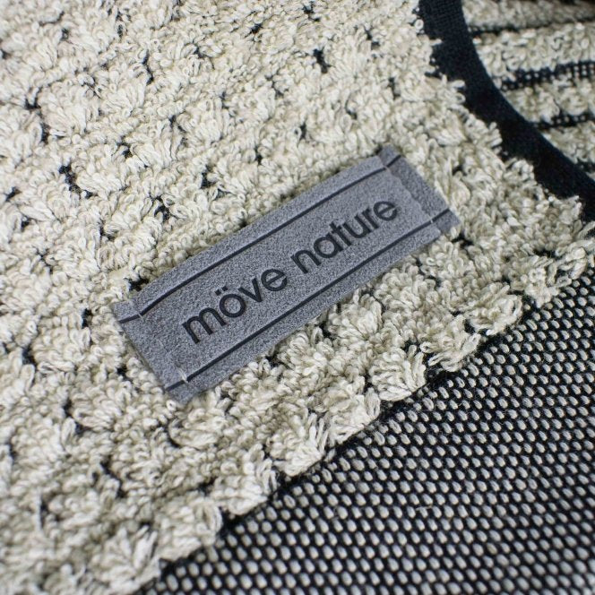 Möve Duschtuch Eden Biesenbordüre – 80 × 150 cm, 80% Baumwolle/20% Leinen