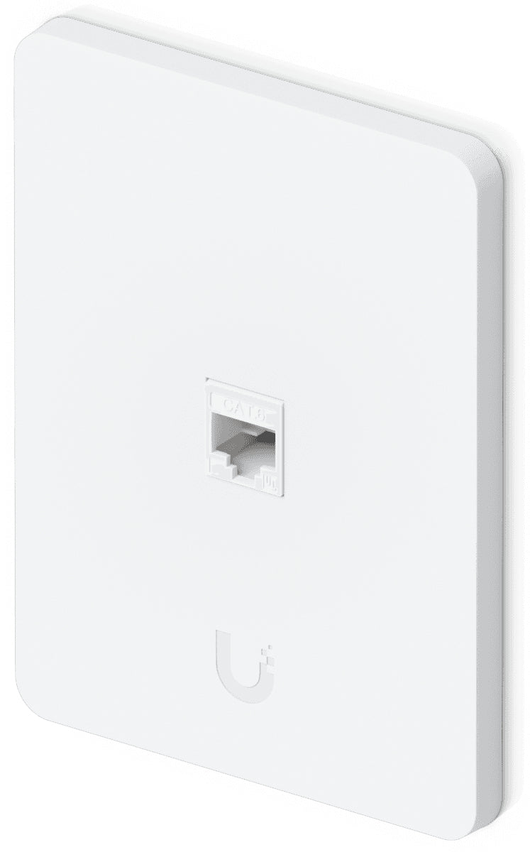Ubiquiti Keystone-Wandplatte – 1× RJ-45, Weiss, 88×118×9,6 mm, 4er-Pack