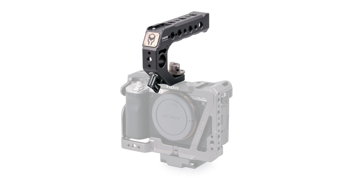 Tilta TA-QRTH3-G Oberer Griff – 1/4"-20, 3/8"-16, Aluminium/Edelstahl, 200 g – Grau